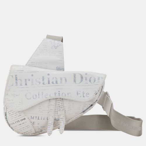 Daniel Arsham Newspaper Print Saddle Bag - Dior - Modalova