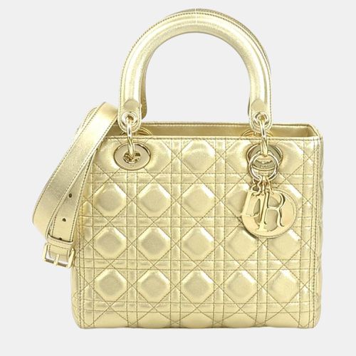 Christian Lambskin Lady Handbag - Dior - Modalova