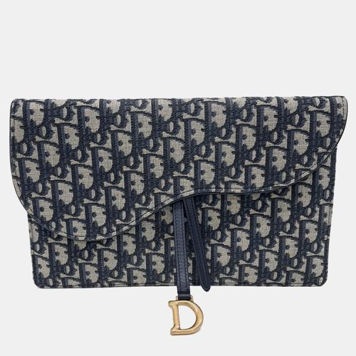 Christian Oblique Saddle Pouch Bag - Dior - Modalova