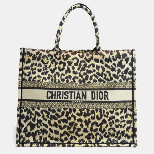 Dior Book Tote Large Leopard Bag - Dior - Modalova