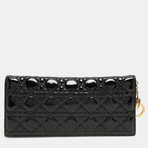 Quilted Cannage Patent Leather Lady Chain Clutch - Dior - Modalova