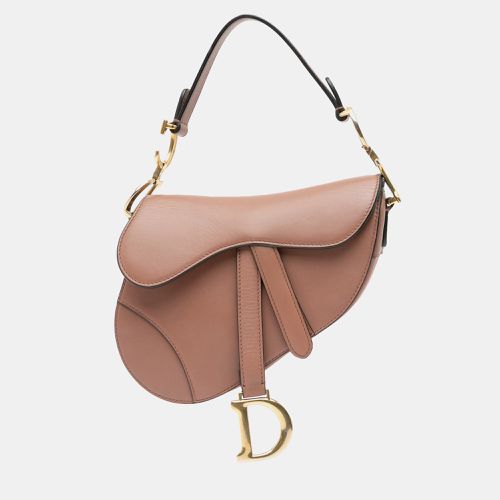 Dior Pink Mini Leather Saddle - Dior - Modalova