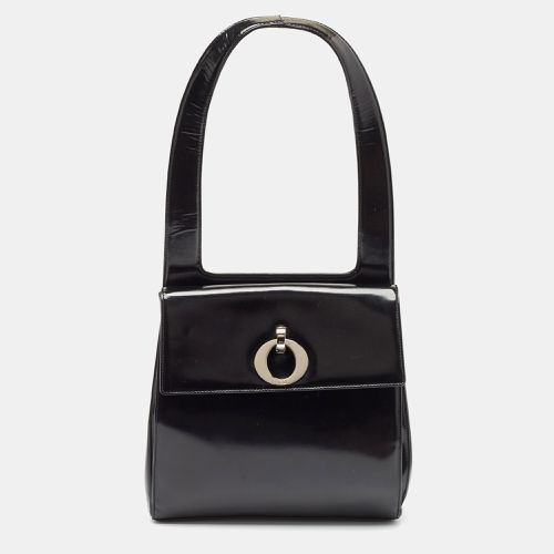 Dior Black Patent Leather Flap Tote - Dior - Modalova