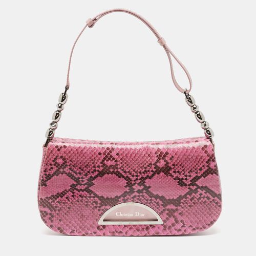 Leather and Python Malice Shoulder Bag - Dior - Modalova