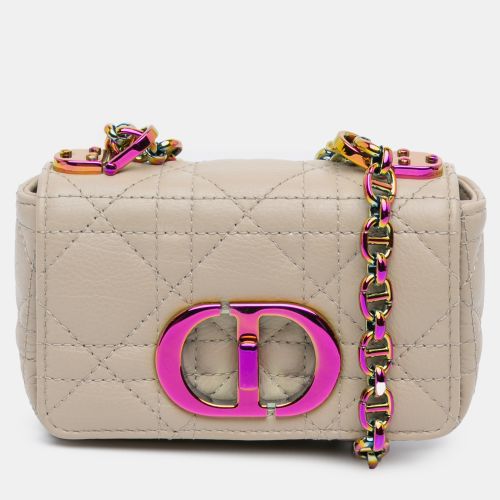 Micro Supple Calfskin Cannage Caro Bag - Dior - Modalova