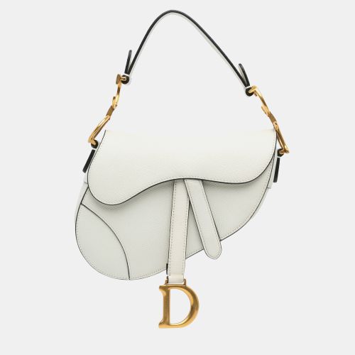 Mini Grained Calfskin Saddle Bag - Dior - Modalova