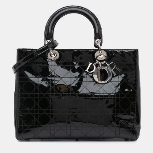 Large Patent Cannage Lady - Dior - Modalova