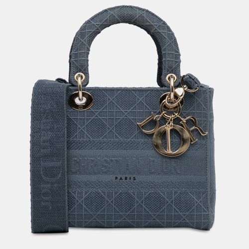 Canvas Medium Lady D-Lite Tote Bag - Dior - Modalova