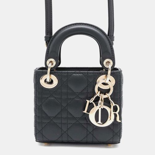 Lady Canage Lambskin Size Micro Bag - Dior - Modalova