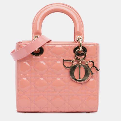 Small Patent Cannage Lady Tote Bag - Dior - Modalova