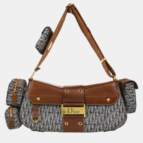 Christian Navy Trotter Street Chic Columbus Shoulder Bag - Dior - Modalova