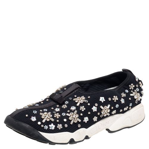 Mesh Fusion Embellished Low Top Sneakers Size 37 - Dior - Modalova