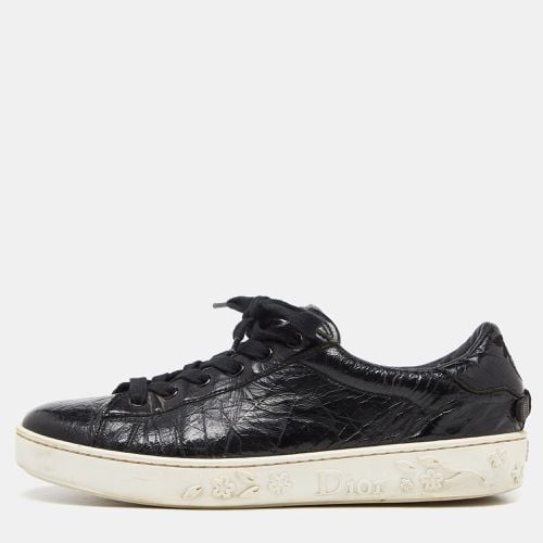 Textured Leather Low Top Sneakers Size 37 - Dior - Modalova