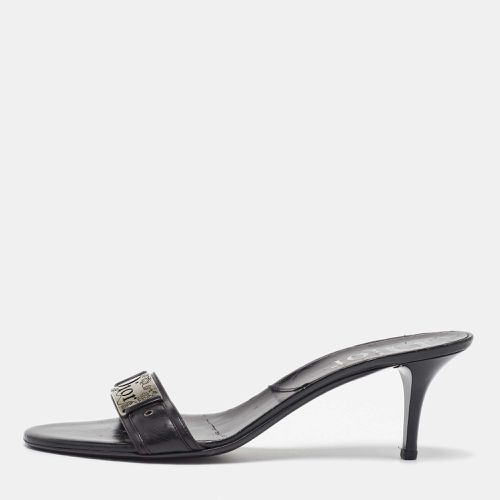 Leather Logo Metal Slide Sandals Size 41 - Dior - Modalova