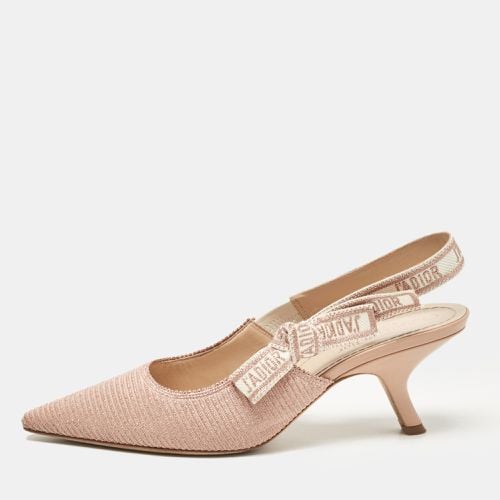 Embroidered Canvas J'A Slingback Pumps Size 39 - Dior - Modalova