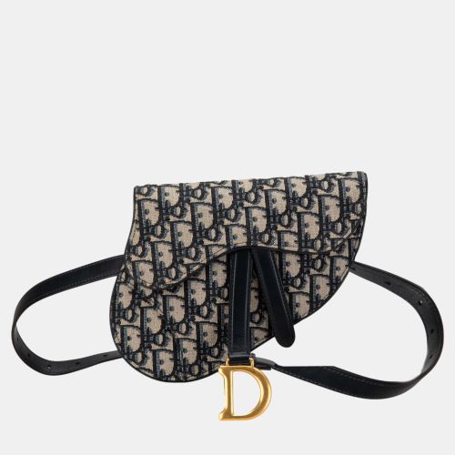 Oblique Canvas Saddle Belt Bag - Dior - Modalova