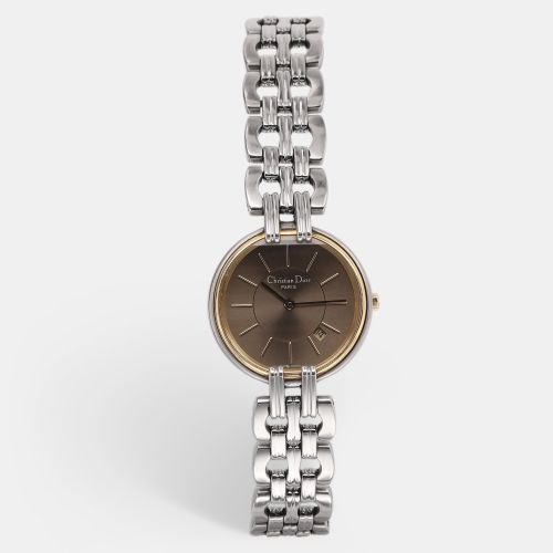 Christian Silvered Two-Tone Stainless Steel 66110 Women's Wristwatch 27 mm - Dior - Modalova