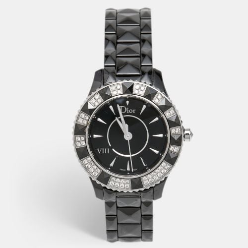 Diamond Ceramic Stainless Steel VIII CD1231E1C001 Women's Wristwatch 33 mm - Dior - Modalova