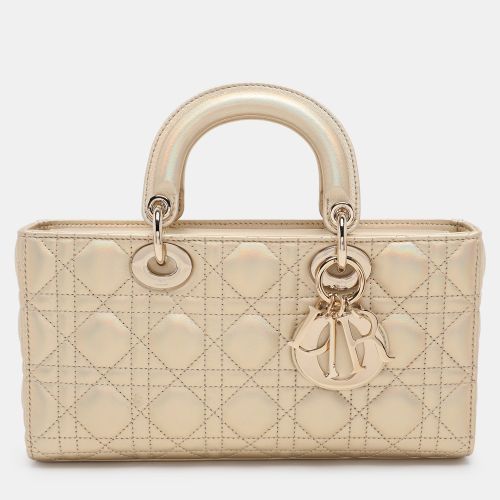 Iridescent Cannage Leather Medium Lady D-Joy Tote - Dior - Modalova