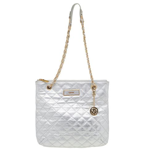 Quilted Leather Shoulder Bag - Dkny - Modalova