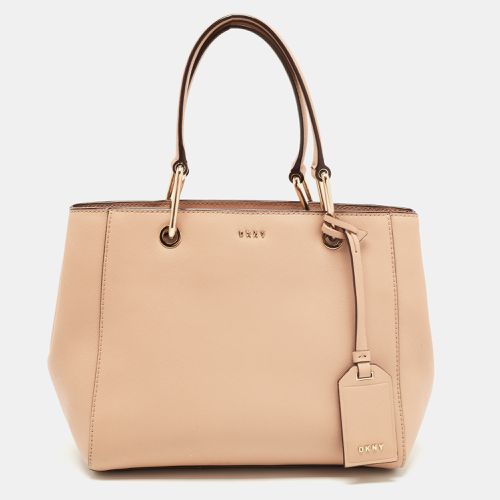 DKNY Beige Leather Tote - Dkny - Modalova