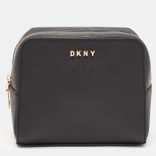 Saffiano Leather Cosmetic Pouch - Dkny - Modalova