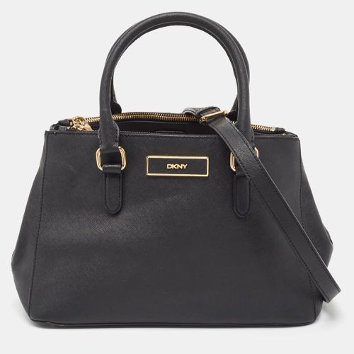 Saffiano Leather Robinson Double Zip Tote - Dkny - Modalova