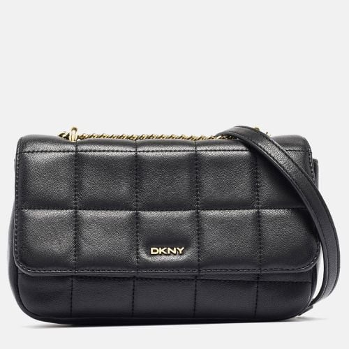 Quilted Leather Flap Shoulder Bag - Dkny - Modalova