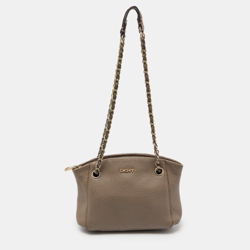 Leather Chain Shoulder Bag - Dkny - Modalova