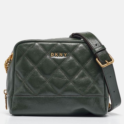 Quilted Glossy Leather Sofia Crossbody Bag - Dkny - Modalova