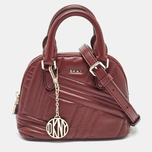 Quilted Leather Mini Allen Satchel - Dkny - Modalova