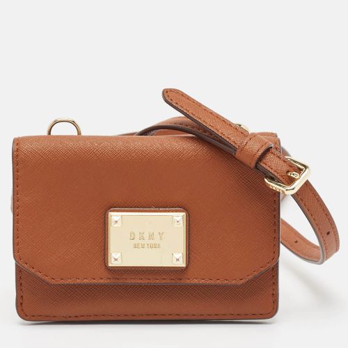 DKNY Brown Leather XS Crossbody Bag - Dkny - Modalova