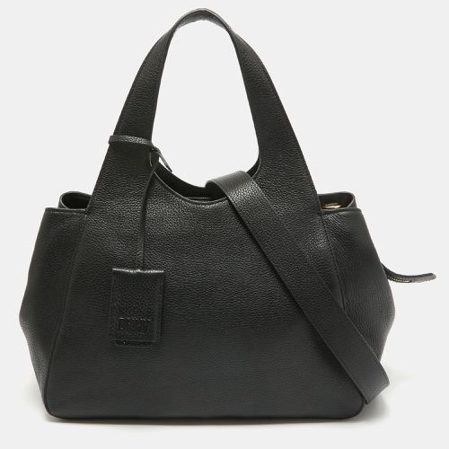 DKNY Black Leather Effortless Tote - Dkny - Modalova