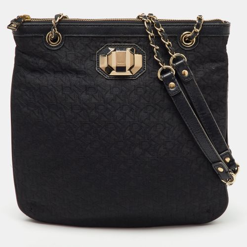 Signature Canvas and Leather Chain Shoulder Bag - Dkny - Modalova