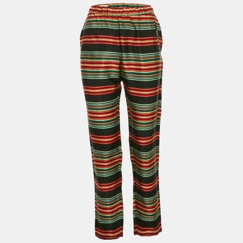 Stripe Satin Trousers S - Dries van Noten - Modalova