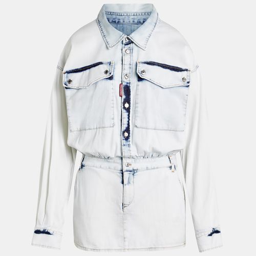 Denim Jacket Like Dress XS - Dsquared2 - Modalova