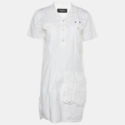 Cotton Button Front Shift Dress M - Dsquared2 - Modalova