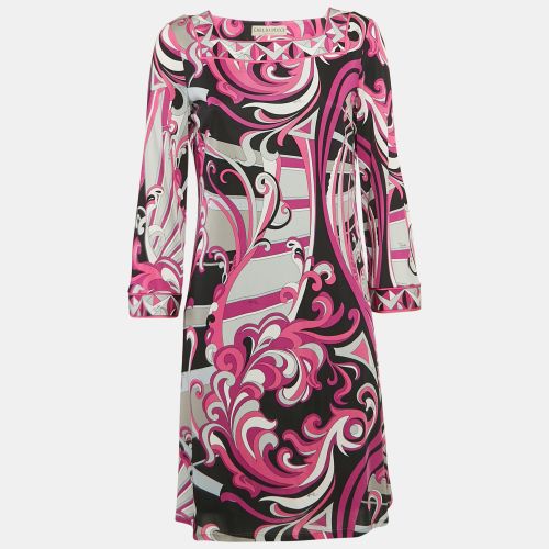 Multicolor Printed Jersey Mini Dress M - Emilio Pucci - Modalova