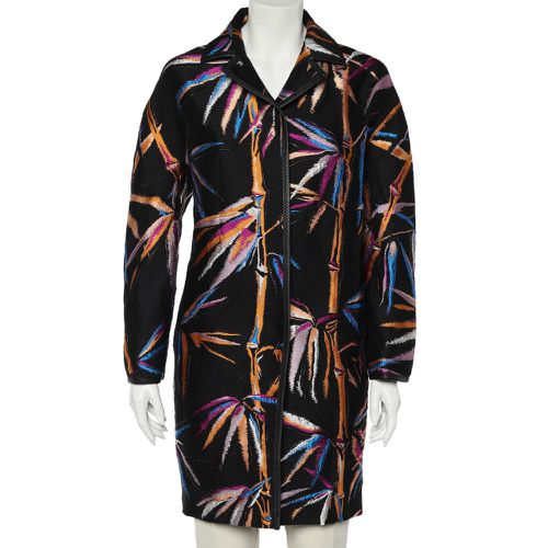 Leaf Jacquard Button Front Oversized Coat S - Emilio Pucci - Modalova