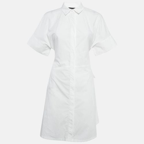 Poplin Belted Shirt Dress M - Emporio Armani - Modalova