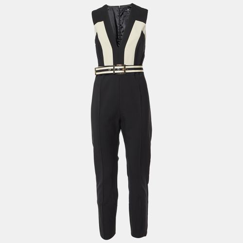 Crepe Belted Jumpsuit L - Elisabetta Franchi - Modalova