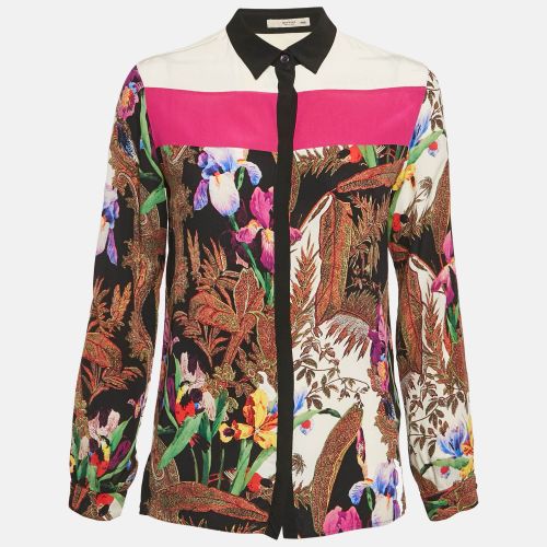 Floral Print Silk Long Sleeve Shirt S - Etro - Modalova