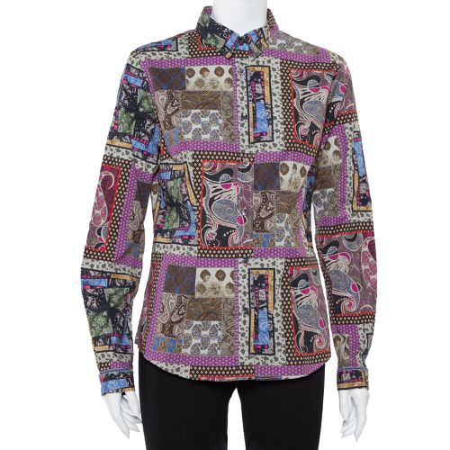 Paisley Printed Button Front Fitted Shirt L - Etro - Modalova