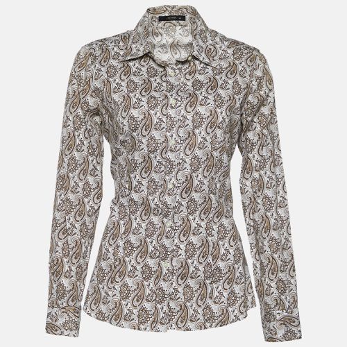 White Paisley Print Stretch Cotton Shirt M - Etro - Modalova