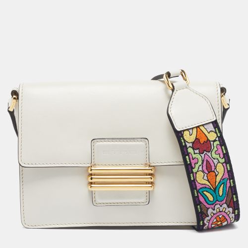 Off Leather Fold-Over Crossbody Bag - Etro - Modalova