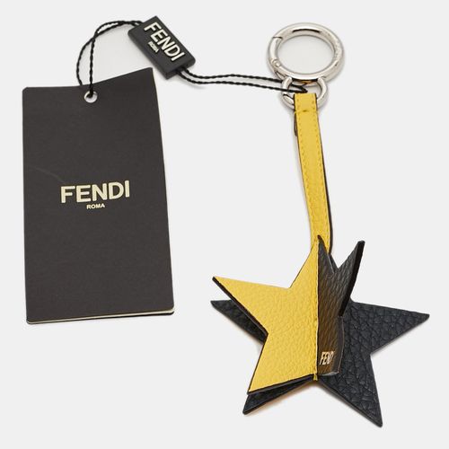 Black Leather Star Bag Charm - Fendi - Modalova