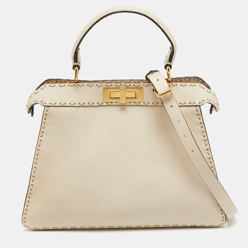 Selleria Leather Medium Peekaboo ISeeU Top Handle Bag - Fendi - Modalova