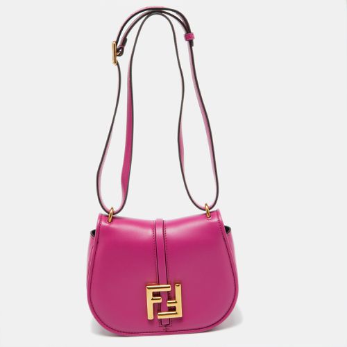 Leather Small C'Mon Flap Shoulder Bag - Fendi - Modalova