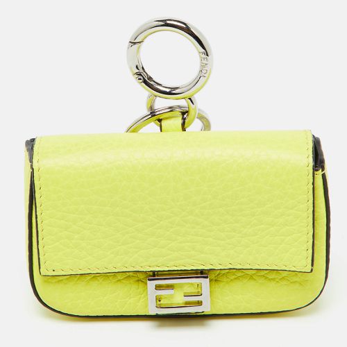 Neon Leather Nano Baguette Keychain/Bag Charm - Fendi - Modalova