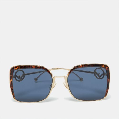 Gold Tone/ FF 0294/S F is FF Cat Eye Sunglasses - Fendi - Modalova